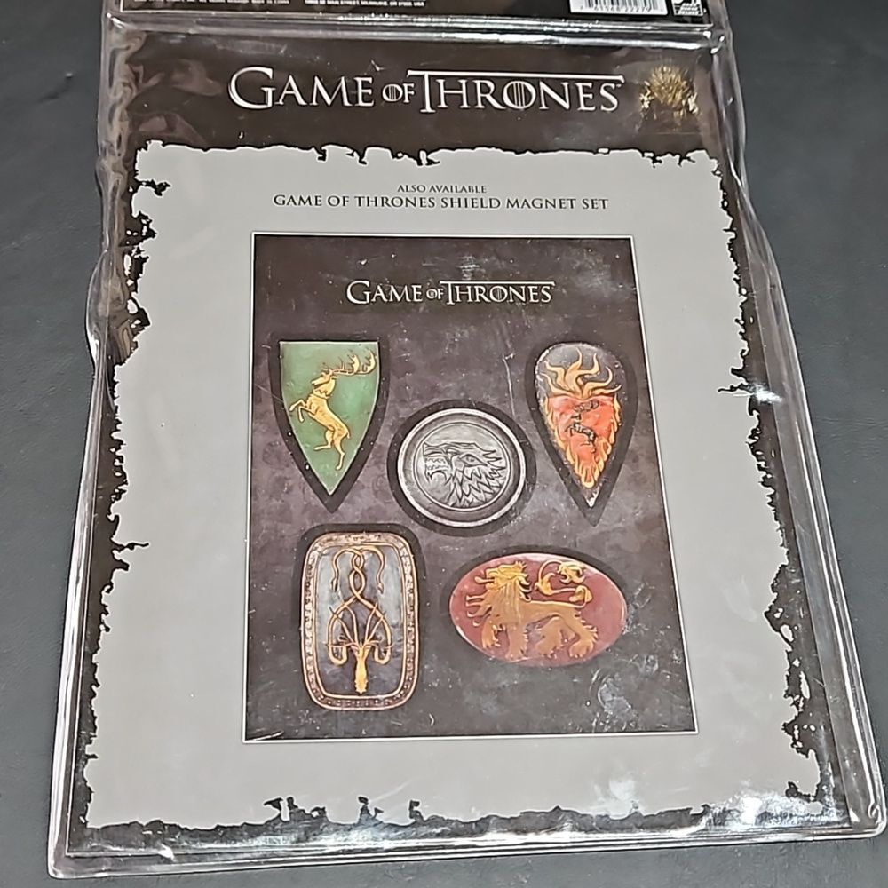 Game of Thrones Shield Magnet Set of 5  CLEARANCE